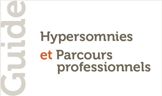Visuel Guide hypersomnies et parcours professionnels Narcolepsie